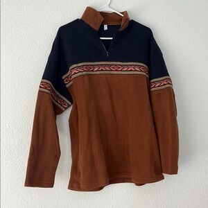 Unisex pullover quarter zip